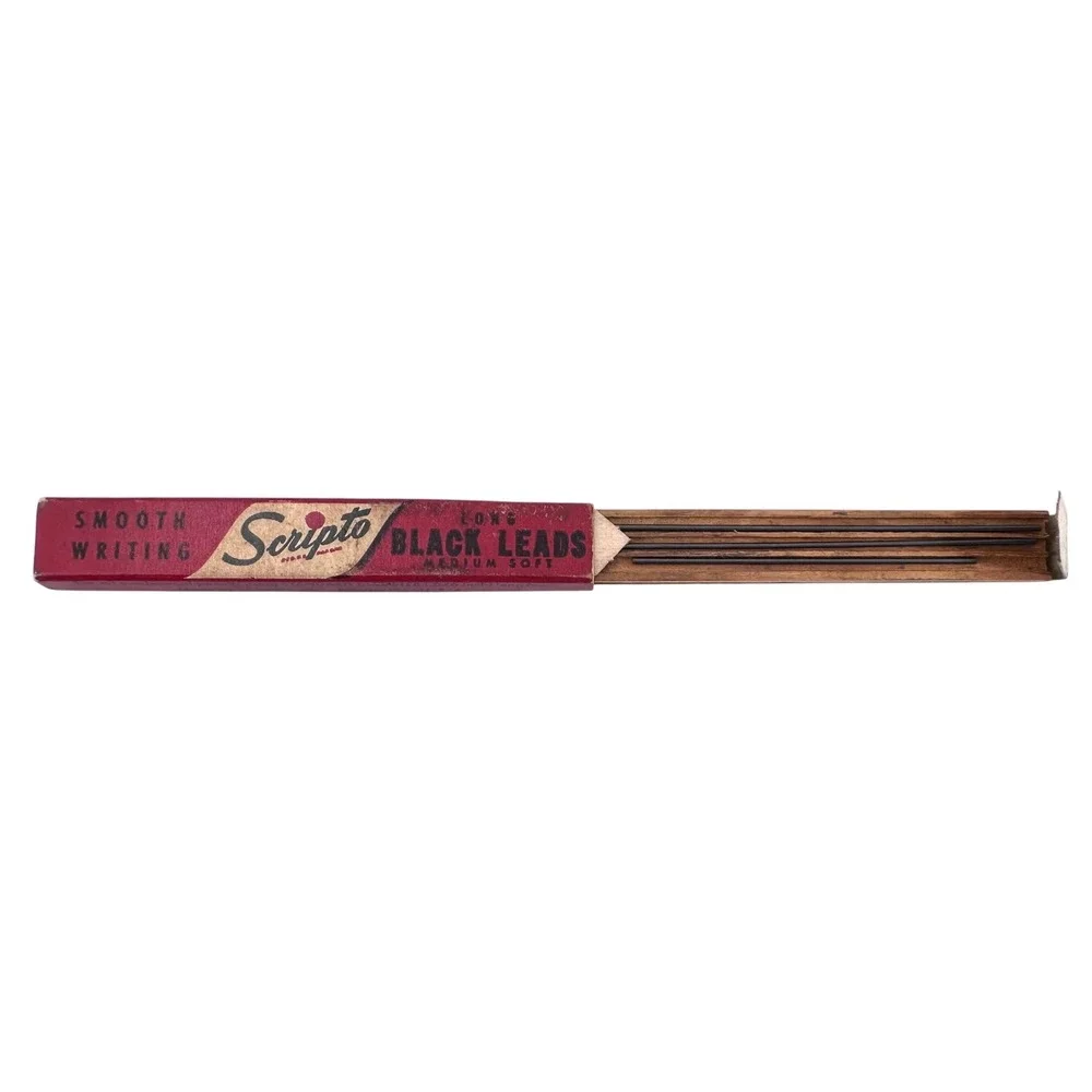 Vintage Detroit Advertising Pencils C&L Alumilux One-Way Trailer Scripto Leads